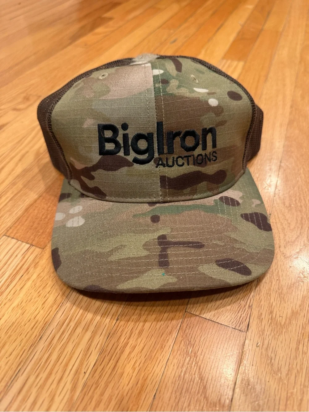 Camo Big Iron Auctions Trucker Hat - Multicolor